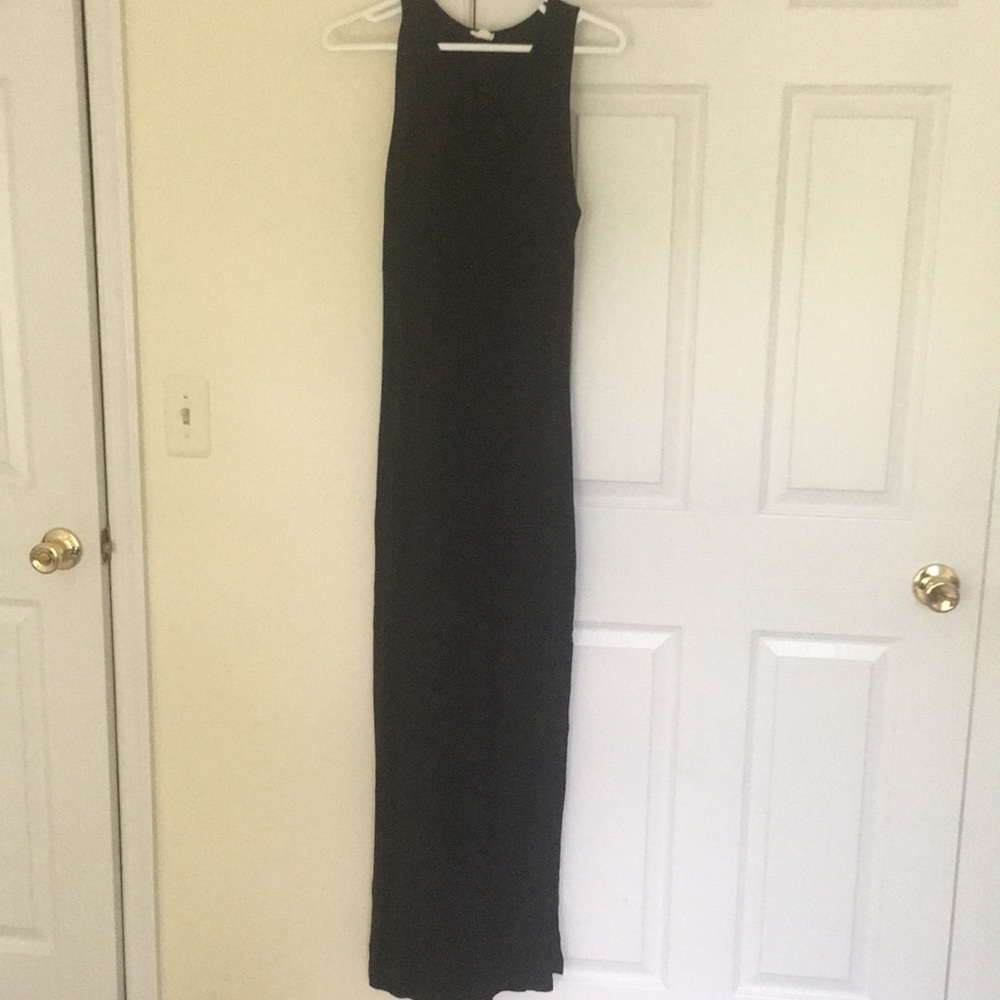🌺 Black cotton maxi